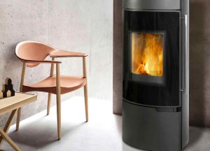 Moderne houtkachel van staal | Thermia - Art of Fire