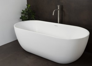 Vrijstaande baden acryl - mat wit - 