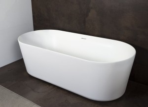 Vrijstaande baden acryl - mat wit