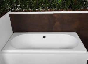 Vrijstaande baden acryl - mat wit