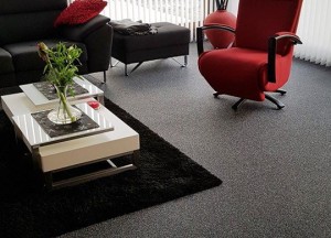 Moderne zwarte grindvloer | Unica-Vloeren - 