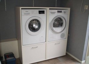 Inbouwkast wasmachine bijkeuken | Wastoren