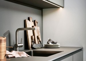Moderne greeploze design keuken | Poggenpohl