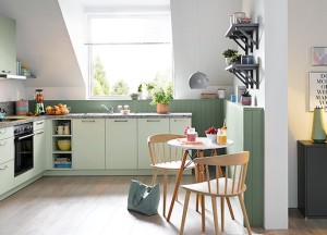 Moderne keuken in pastelkleur | Schüller - 