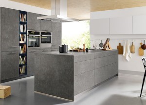 Industriële keuken met betonlook | Schüller