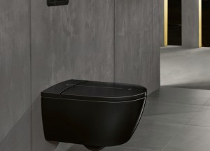 Zwart toilet douche-wc ViClean-I 100 - 