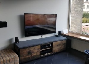 Industrieel tv meubel | Woodindustries