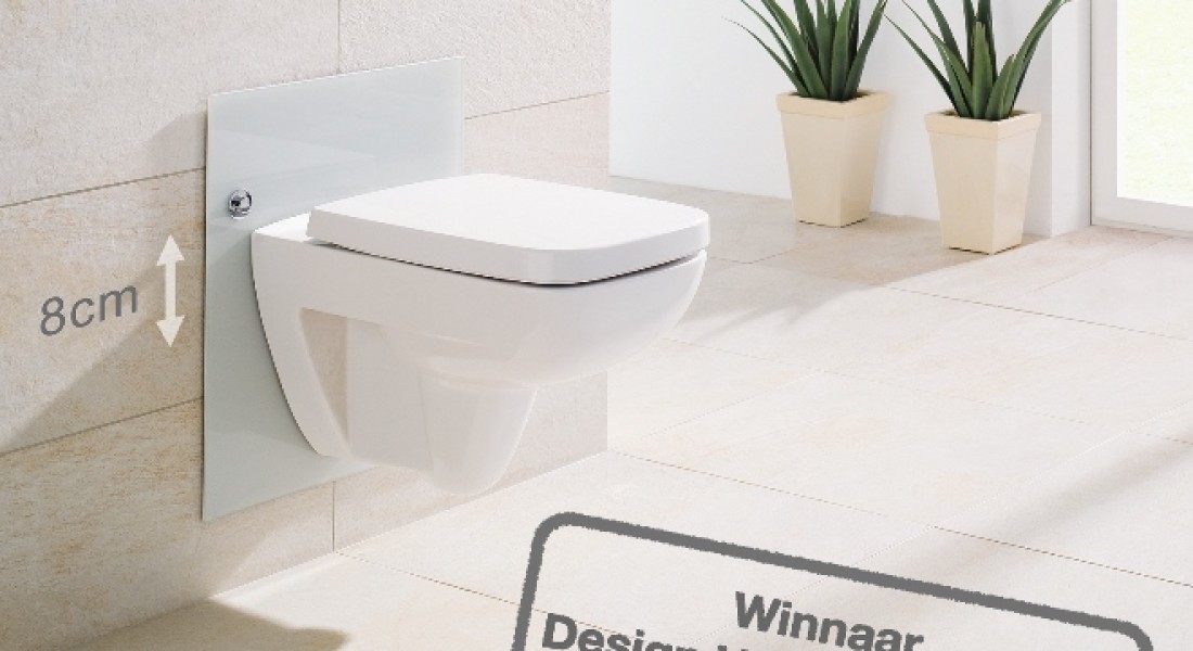 Viega wint design Award met in hoogte verstelbaar wc-element