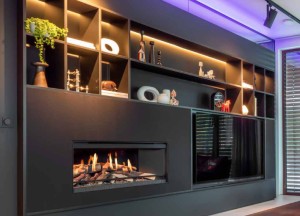 Elektrische inbouw designhaard | Kalfire - Kalfire Fireplaces