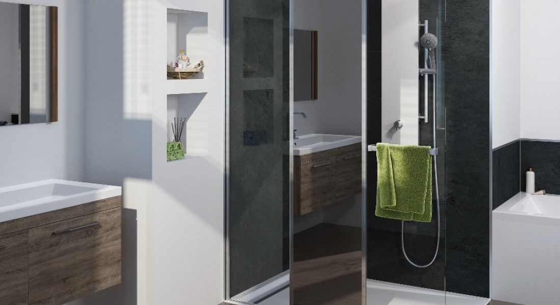 Royaal douchen in iedere badkamer met het Walk in Pro Concept