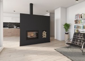 Heat Becafire inzet tunnel ( doorkijk) haard - HEAT