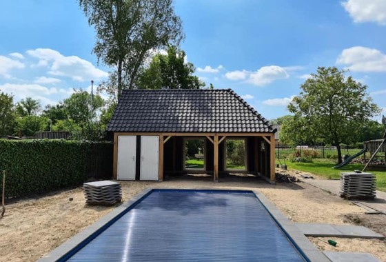 Luxe Poolhouse  | MG Houtbouw - MG Houtbouw