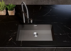 Dark Steel spoelbak  | BLANCO - BLANCO