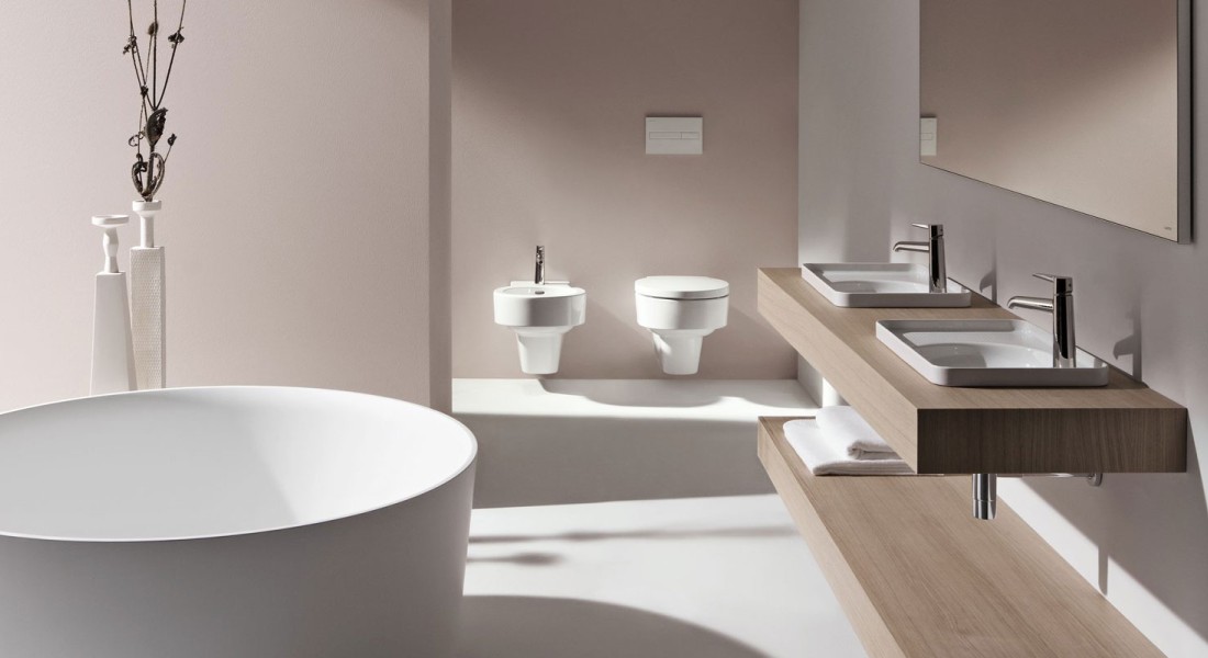 De luxe van een hotel met de Laufen Val badkamercollectie