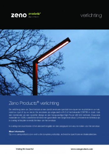 Zeno Products Brochure downloaden