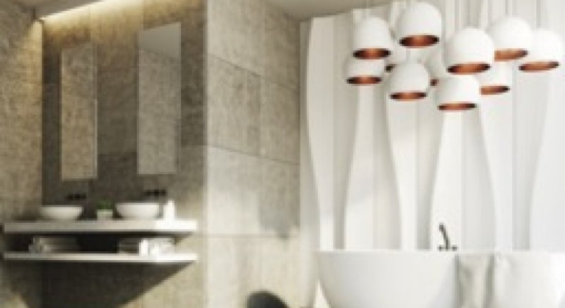 Plafondlampen in de badkamer: tips en inspiratie