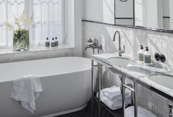 Binnenkijken: luxe hotel badkamer in Villa Copenhagen - Duravit