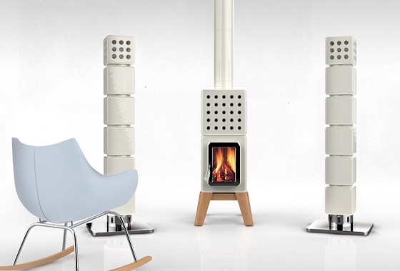 Houtkachel ThermoStack met centraal verwarmingssysteem - Art of Fire