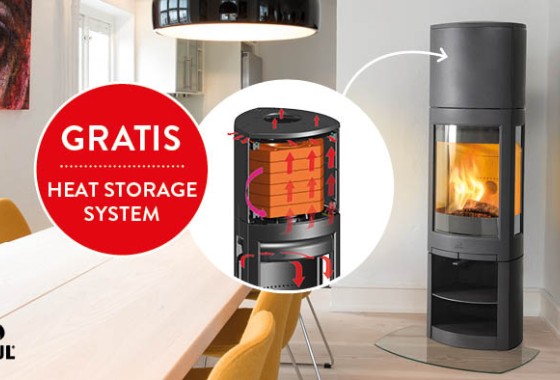 Scandinavische houtkachels met gratis Heat Storage System - Jøtul