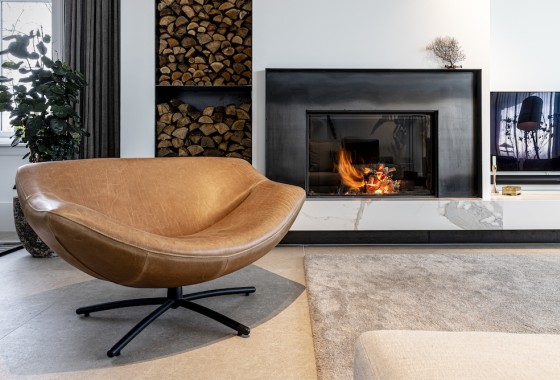 Binnenkijken: drie prachtige haarden in één huis - Kalfire Fireplaces