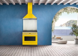 Smeg fornuis Portofino in te gekke Mediterrane kleuren - Smeg