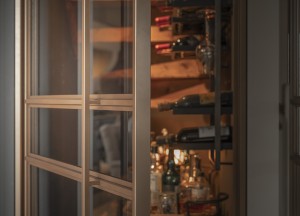 Stalen deur met brons glas | BLECKS