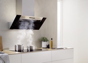 Design voor de keuken - berbel 'hoofdvrije' wandkappen - Steel