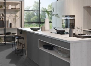 Moderne keuken met houtdecor | Brigitte Keukens - 