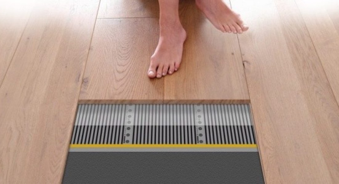Vloerverwarming voor de houten vloer