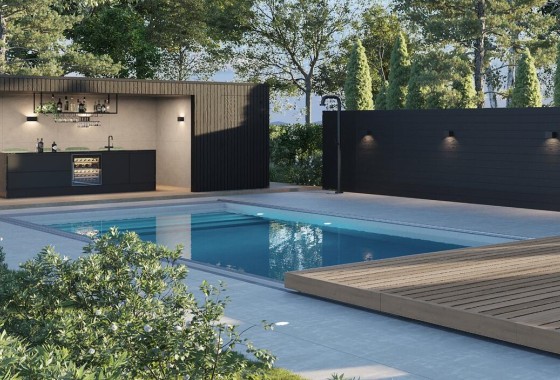 Kleine tuin? Dek het zwembad af met een verschuifbaar terras!
