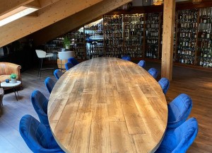 Robuuste ovale tafel | Woodindustries - Woodindustries