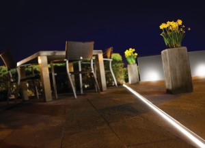 Aco afwatering met LED-verlichting voor de tuin - Aco House&Garden