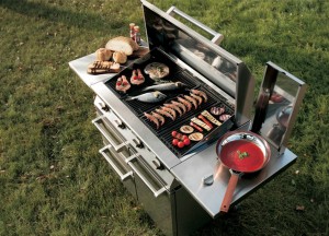 Swing barbecue unit 90 | Steel - Steel buitenkeukens