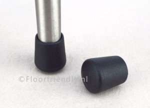 Stevige ronde PVC stoeldoppen | Floorfriendly - 