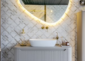 Marmer chique stijlbadkamer | mijn bad in stijl - 