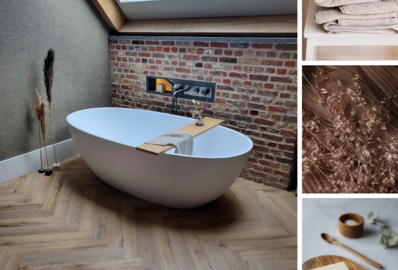 Visgraat vloer badkamer | TFD Floortile - TFD Floortile