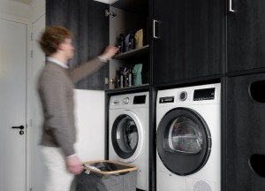 Optimaliseer je bijkeukenruimte met een kast boven je wasmachine - 