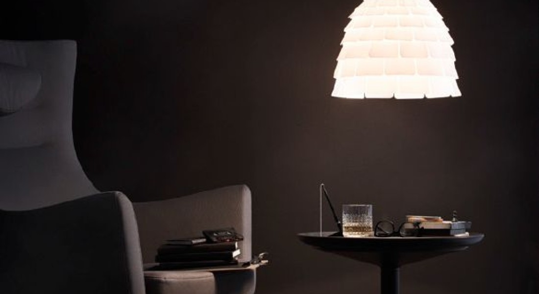 Funky stroken hanglamp KVARTÃ„R van IKEA