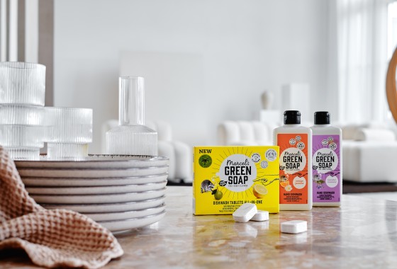 Duurzaam afwassen met Marcel’s Green Soap