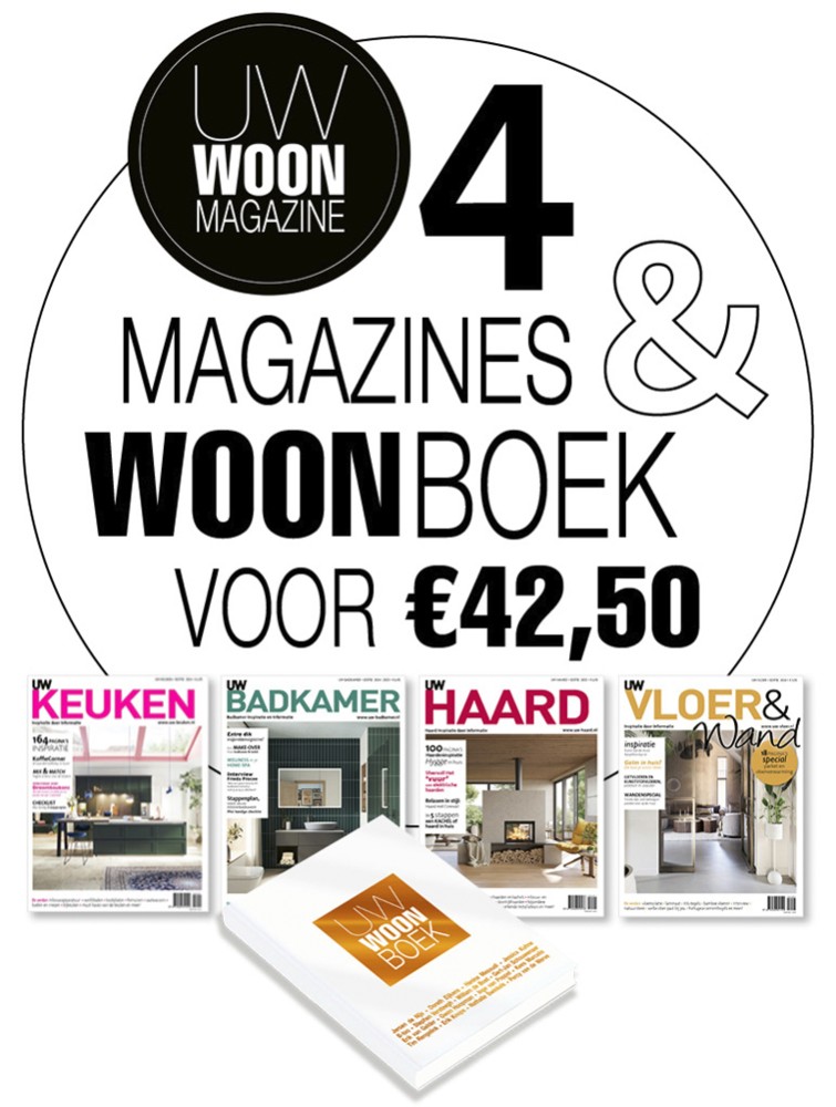 4 UW magazines + UW woonboek (6e editie 2023)