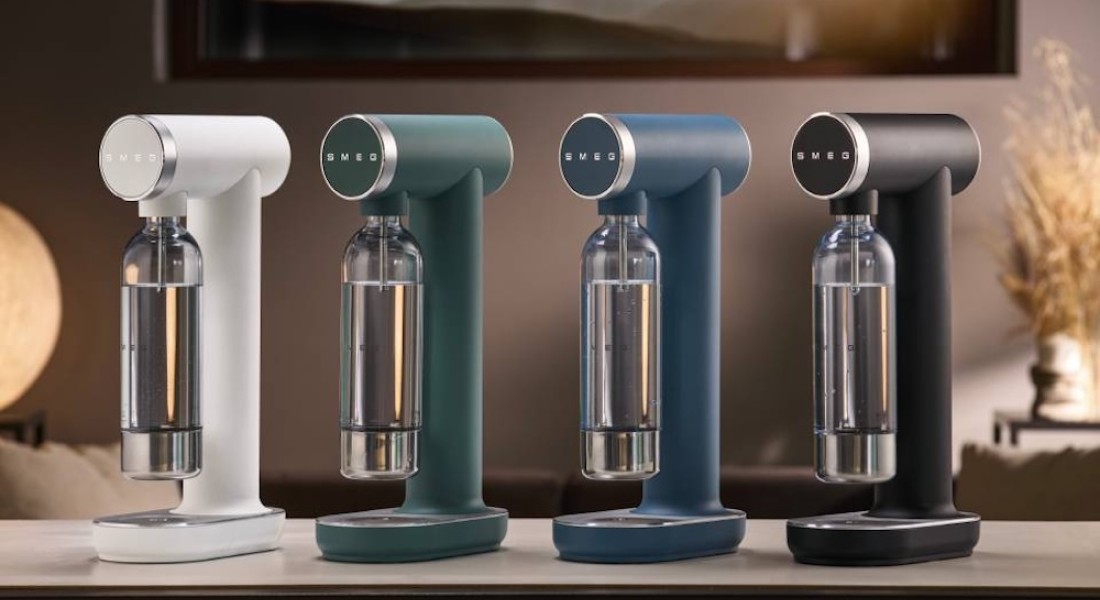 Altijd bruisend. Altijd stijlvol. Maak kennis met de Smeg Soda Maker
