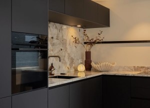 Donkere hotel chic keuken in Naarden | Keukenspecialisten.nl - Keukenspecialisten.nl