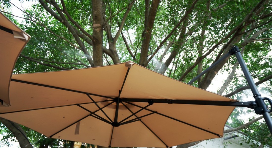 4 redenen waarom je een grote parasol in je tuin wilt