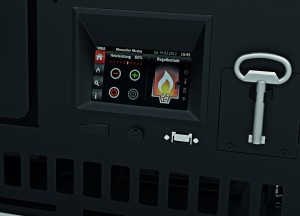 Een inbouwcassette op pellets van RIKA, de Interno