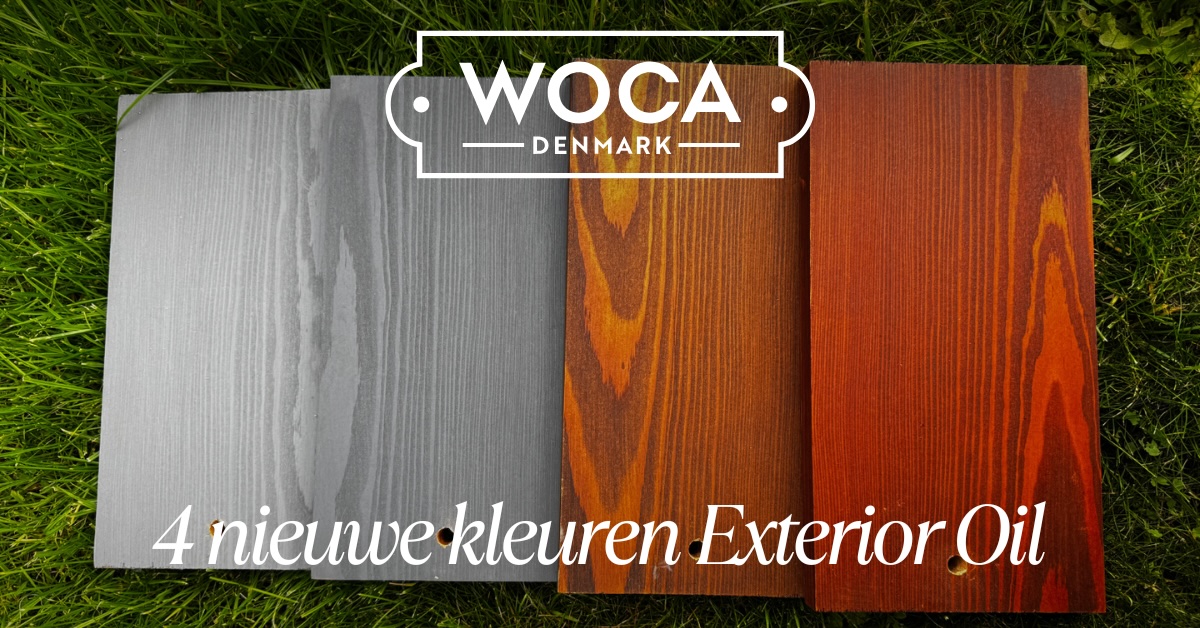 WOCA Exterior Oil nieuwe tinten