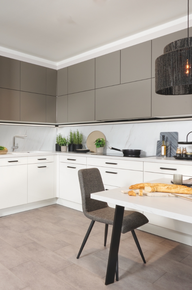 Kristalwit Arosa Fenix Grigio Londra | Brigitte Keukens