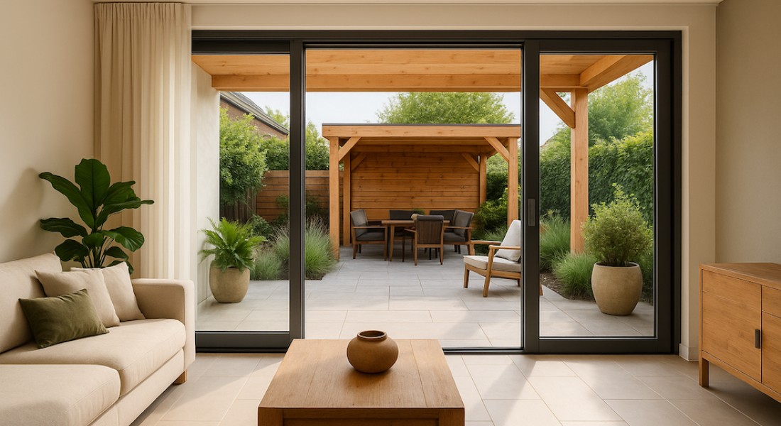 Van woonkamer tot buitenruimte: zo laat je alles perfect op elkaar aansluiten Van woonkamer tot buitenruimte: zo laat je alles perfect op elkaar aansluiten