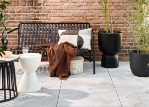 Keramische tuintegels klaar voor de herfst en winter - 