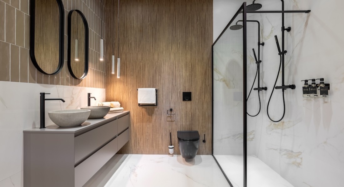 Zwarte douches en kranen: geen trend, maar tijdloos