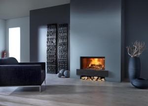 Kalfire W70/33F gesloten houthaard - frontmodel - Kalfire Fireplaces